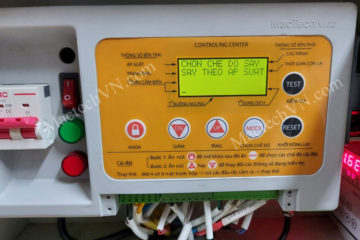 Bộ điều khiển nhiệt theo áp suất trên máy sấy thăng hoa Mactech