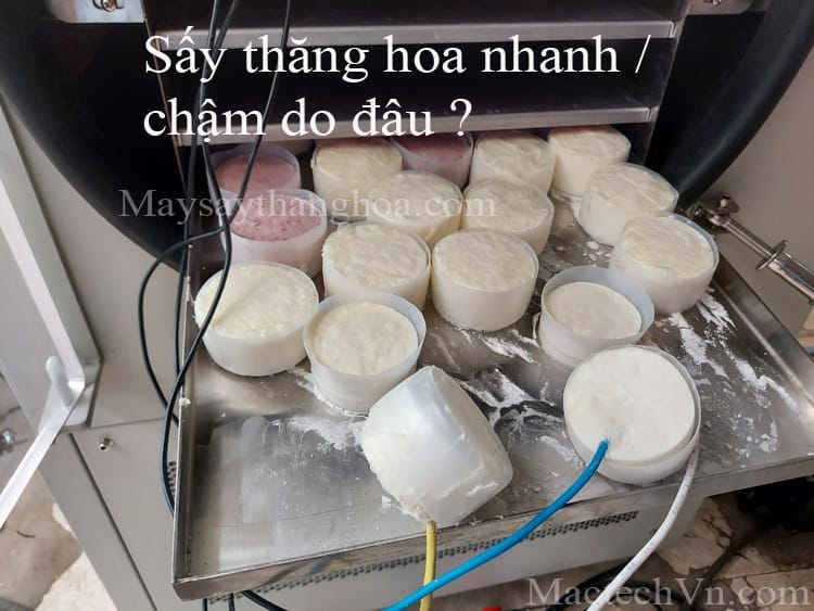 yếu tố nào ảnh hưởng tới sấy thăng hoa nhanh hay chậm