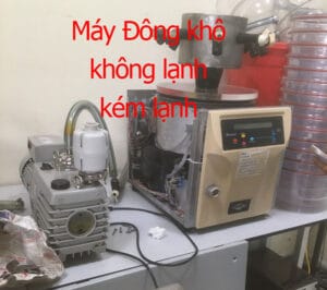 máy đông khô không lạnh, kém lạnh, sửa máy sấy đông khô