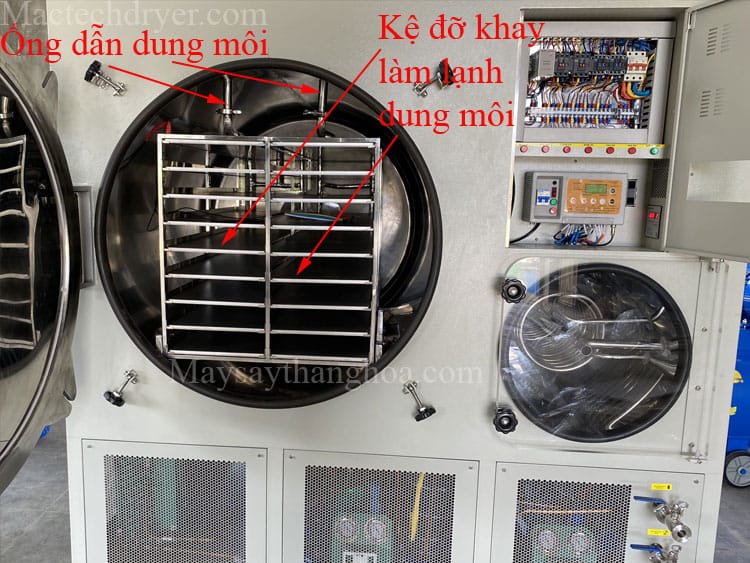 các bộ phận của máy sấy thăng hoa
