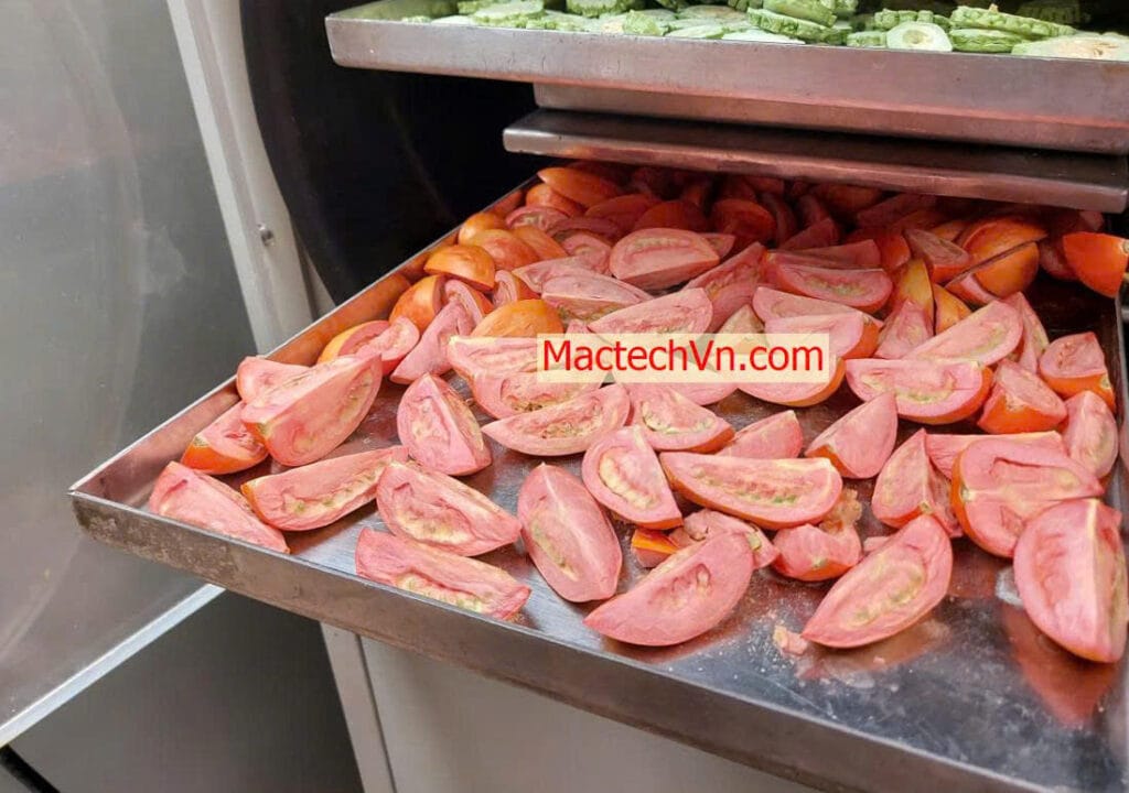 cà chua sấy thăng hoa khô giòn dùng để làm gì