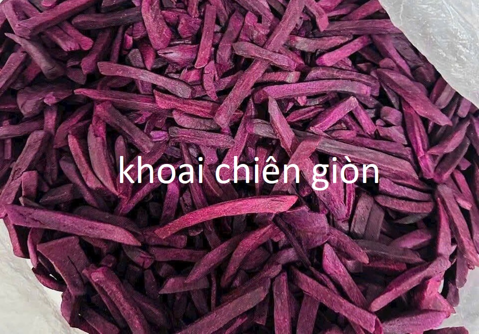 khoai chiên chân không