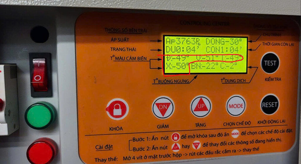 máy sấy thăng hoa với nhiệt độ đông lạnh tới -60 độ c